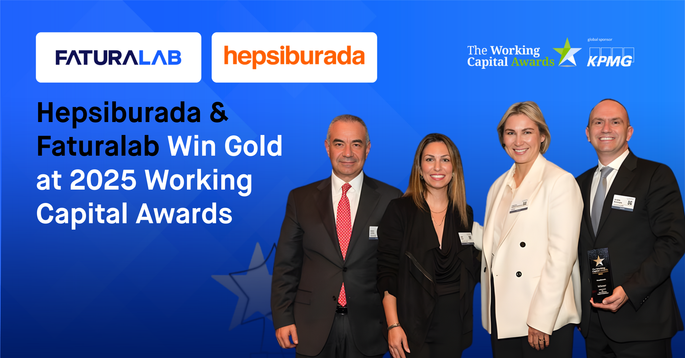 Hepsiburada and Faturalab Recognised with Gold Award at the Working Capital Awards