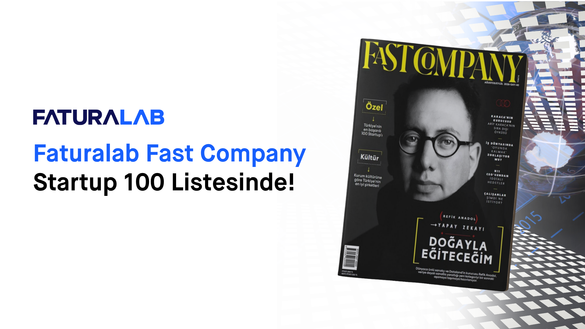 Faturalab Fast Company Startup 100 Listesinde!